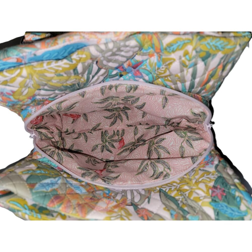 Vera Bradley Multi-Compartment Shoulder Bag Rain Forest Canopy - Picture 9 of 9